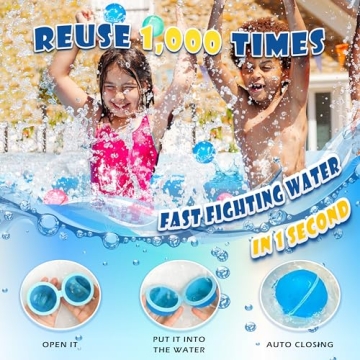 Reusable Silicone Water Balloons - Summer Fun for Kids & Adults