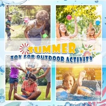 Reusable Silicone Water Balloons - Summer Fun for Kids & Adults