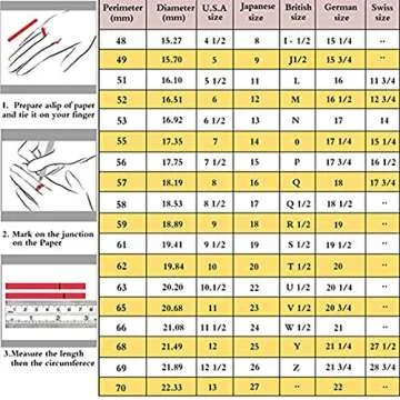JAJAFOOK Women's Triple Band Interlocked Ring - Stylish Gift