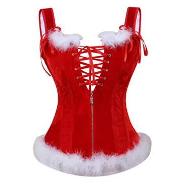 Zhitunemi Plus Size Santa Costume for Women Party Wear