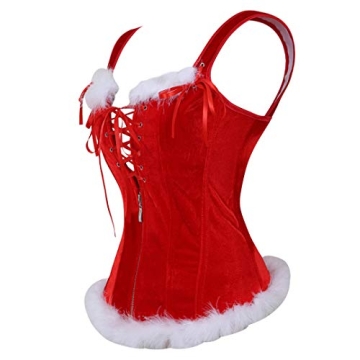 Zhitunemi Plus Size Santa Costume for Women Party Wear