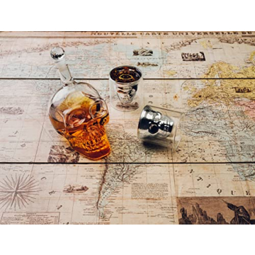 Foster & Rye Skull Liquor Decanter - Unique Barware