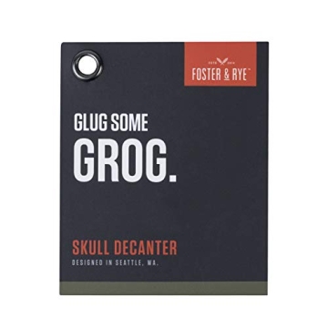 Foster & Rye Skull Liquor Decanter - Unique Barware