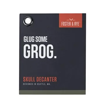 Foster & Rye Skull Liquor Decanter - Unique Barware