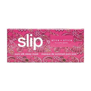 Slip Women's Slip X Alice + Olivia Sleep Mask, Spring Paisley, Pink, Print, One Size
