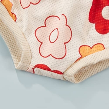 COORALLY Baby Girl Floral Outfits for Ages 18-24 Months