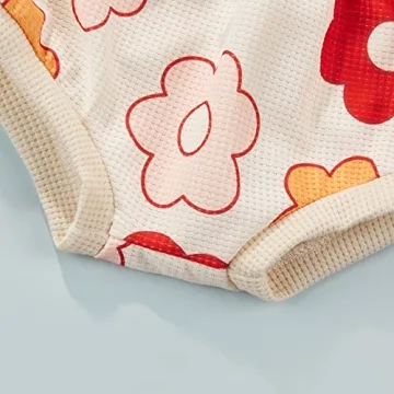 COORALLY Baby Girl Floral Outfits for Ages 18-24 Months