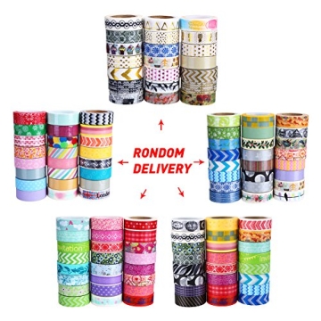 LOKIPA 24 Rolls Washi Tape Set No Duplicates DIY Crafts