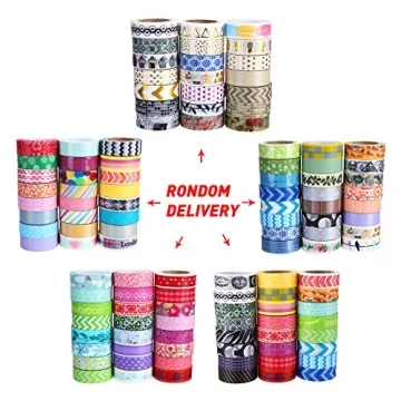 LOKIPA 24 Rolls Washi Tape Set No Duplicates DIY Crafts