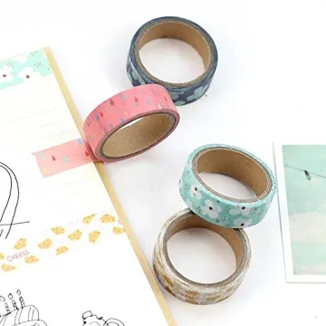 LOKIPA 24 Rolls Washi Tape Set No Duplicates DIY Crafts