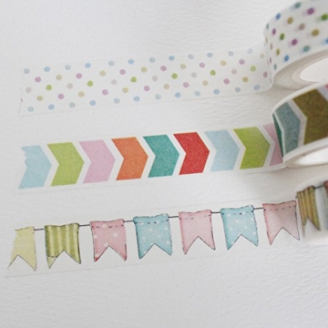 LOKIPA 24 Rolls Washi Tape Set No Duplicates DIY Crafts