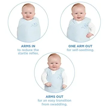 HALO Cotton Sleepsack Swaddle, Safe & Adjustable Blanket