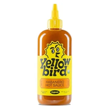 Yellowbird Organic Habanero Hot Sauce - Medium Hot - Vegan Habanero Sauce Made with Carrots, Garlic ...