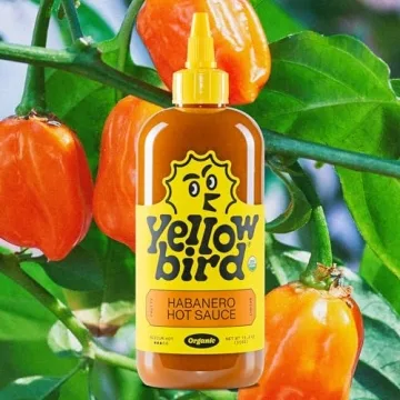 Yellowbird Organic Habanero Hot Sauce Medium Hot Flavor