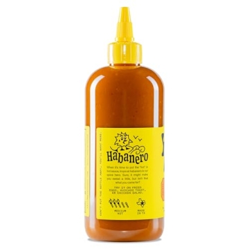 Yellowbird Organic Habanero Hot Sauce Medium Hot Flavor