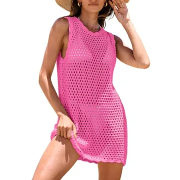 Elevate Your Summer Style - ANRABESS Women's Crochet Cover Up