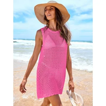 ANRABESS Crochet Beach Cover Up for Women - Summer Essentials