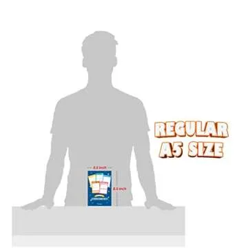 GRANDLMOON 5 Portable Travel Game Activities Pad On The Go Plane Trip Pen Pencil and Paper Game for Kids 6 x 9-inches (75 Sheets)