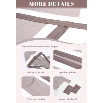 Chouyatou Women's Stylish Color Block Oversized Cardigan