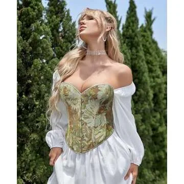 Alivila.Y Vintage Denim Corset for Themed Parties