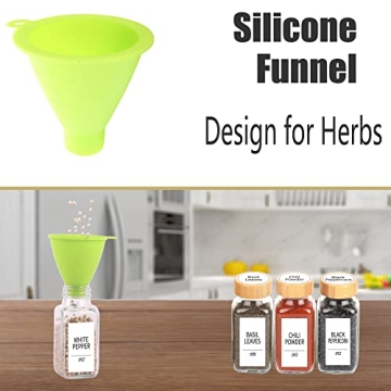 24 Pcs Glass Spice Jars Set for Organized Cooking