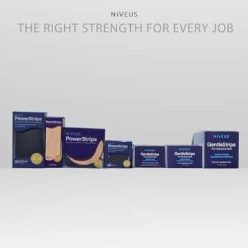 Niveus Gentle Silicone Tape Strips - Dentist Developed, Clear Soft Perforated Silicone Adhesive, FSA...