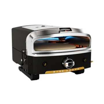 Halo Versa 16 Propane Gas Outdoor Pizza Oven with Rotating Cooking Stone | Portable Appliance for al...
