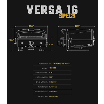 Halo Versa 16 Pizza Oven for Easy Outdoor Cooking