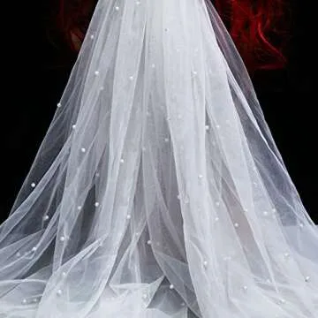 Elegant 10ft Pearl Table Runner for Weddings & Parties