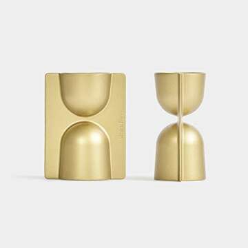 Umbra Shift Trophy Jigger - 1 & 1.5 oz in Brass