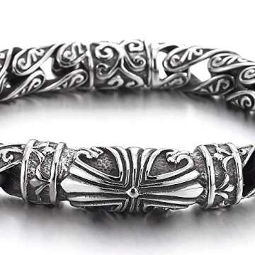 Unique Retro Tribal Men's Bracelet - Durable Stainless Steel
