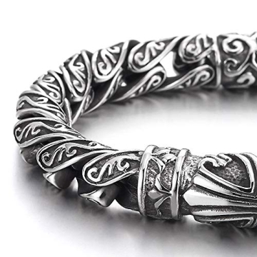Unique Retro Tribal Men's Bracelet - Durable Stainless Steel