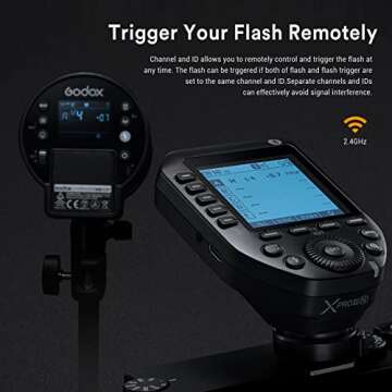 Godox XProII-N Wireless Flash Trigger for Nikon Camera, Xpro-N Upgrade Version, 1/8000s HSS TTL Large LCD Screen Flash Transmitter Compatible with Nikon Z6 D850 D750 D610 D7100 D5300 D3100