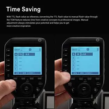 Godox XProII-N Wireless Flash Trigger for Nikon Camera, Xpro-N Upgrade Version, 1/8000s HSS TTL Large LCD Screen Flash Transmitter Compatible with Nikon Z6 D850 D750 D610 D7100 D5300 D3100