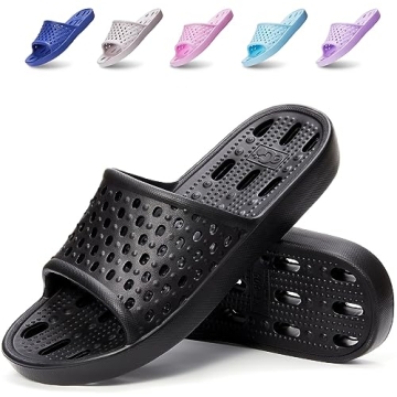 Xomiboe Shower Shoes Non-Slip Quick Dry Comfort