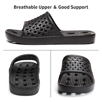 Xomiboe Shower Shoes Non-Slip Quick Dry Comfort