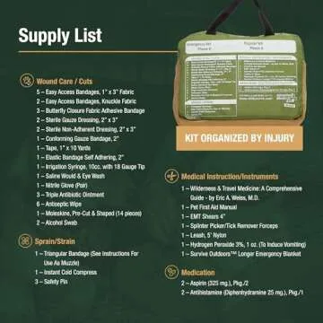 Me & My Dog Medical Kit for Pet & Human First Aid