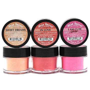 Mia Secret -Sweet Nail Acrylic Powder collection set of 6