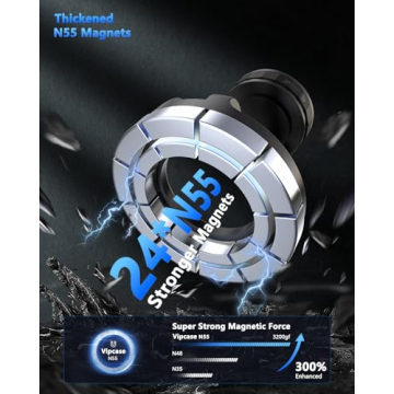 Vacuum Magnetic Car Phone Holder for Mag-Safe