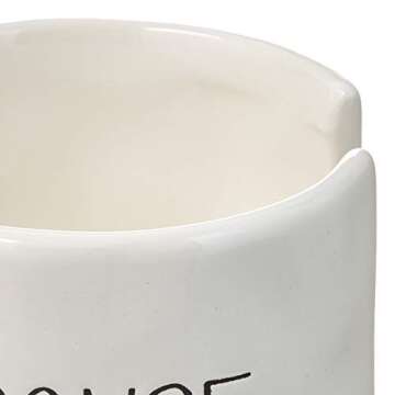 Mud Pie Kitchen Dish Sponge Holder Caddy, Off White