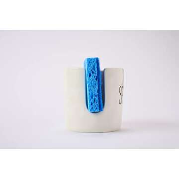 Mud Pie Kitchen Dish Sponge Holder Caddy, Off White