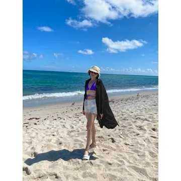 Stylish Bsubseach Women's Linen Beach Cover Up