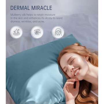 Luxury INSSL Silk Pillowcase for Comfort and Beauty Sleep