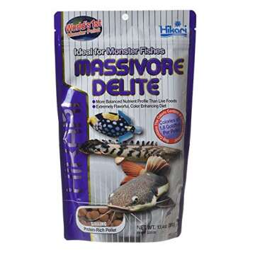 Hikari USA Inc AHK22036 Massivore Delite Premium Fish Food 13.4-Ounce