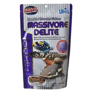 Hikari USA Inc AHK22036 Massivore Delite Premium Fish Food 13.4-Ounce