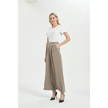 Tronjori Women High Waist Palazzo Pants - Chic Comfort