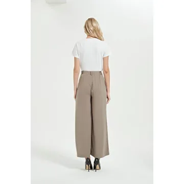 Tronjori Women High Waist Palazzo Pants - Chic Comfort