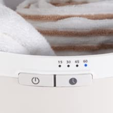 Zadro Towel Warmer with Timer - Luxury Heated Bath Towel