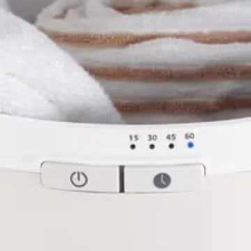 Zadro Towel Warmer with Timer - Luxury Heated Bath Towel