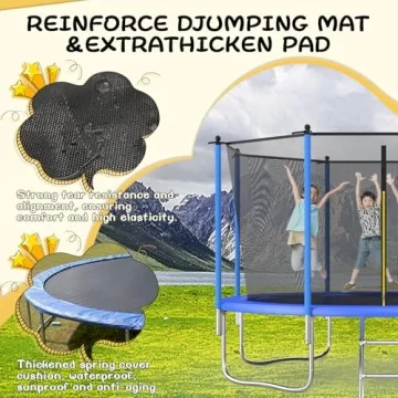 Premium Quality Trampoline for Kids and Adults - Safe Fun